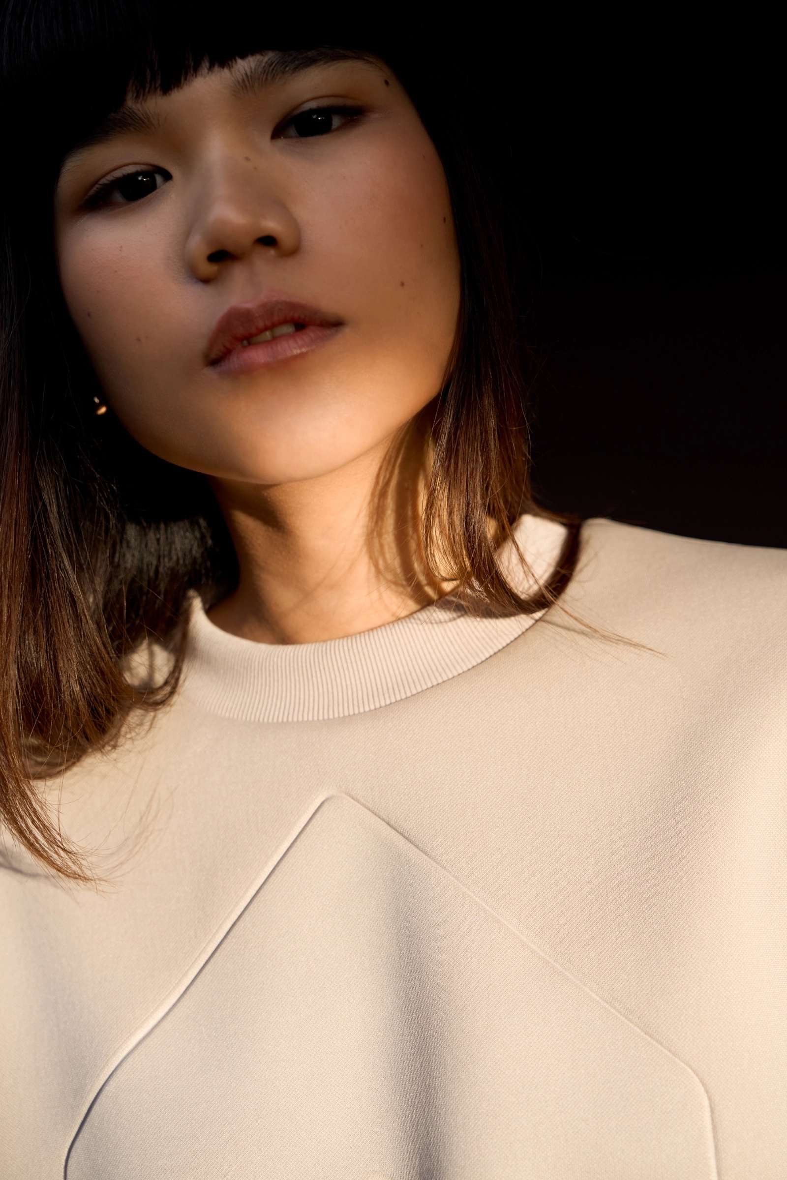 Model wearing the Glenwood Signature Crewneck – Home is a Foreign Place Collection