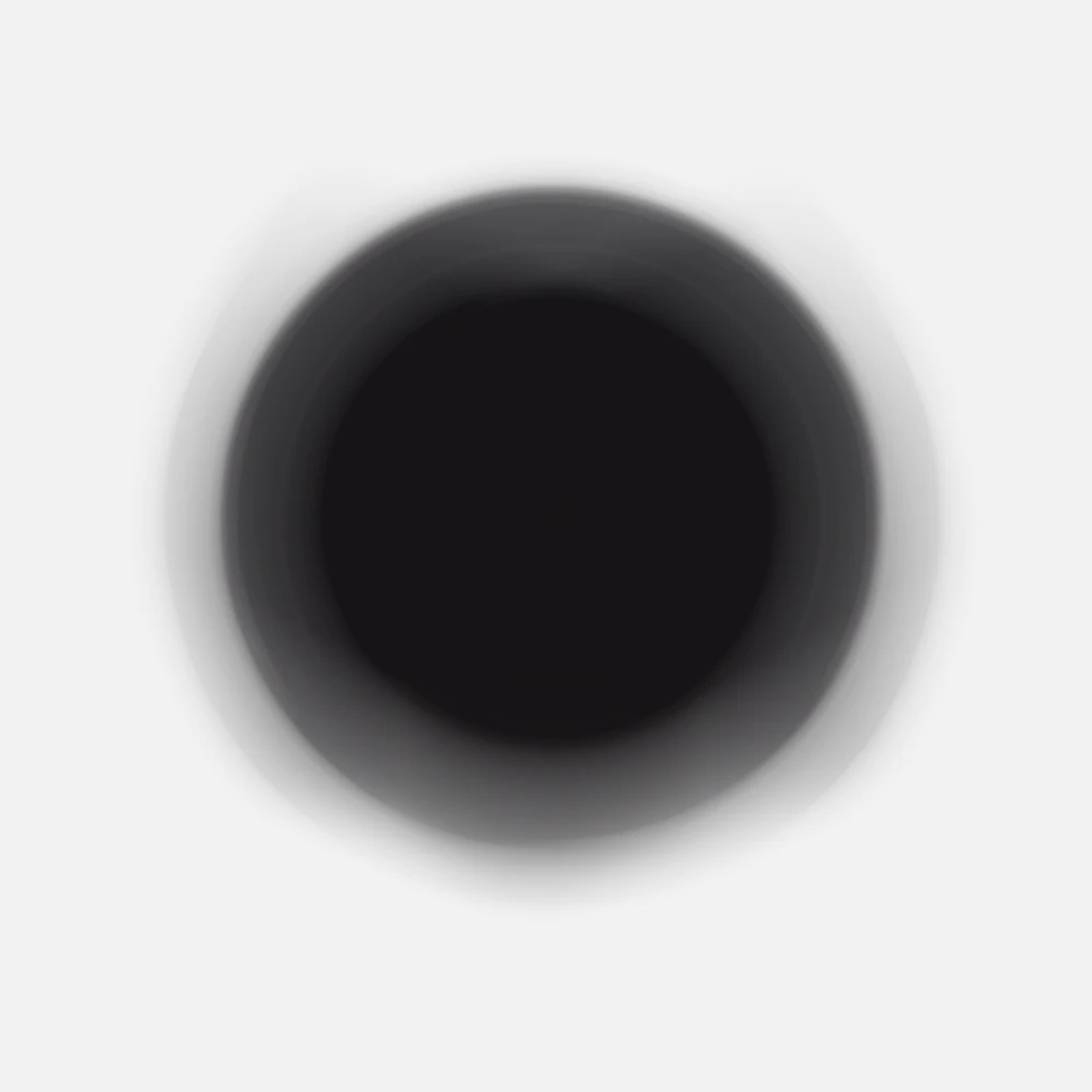 Blurred circle