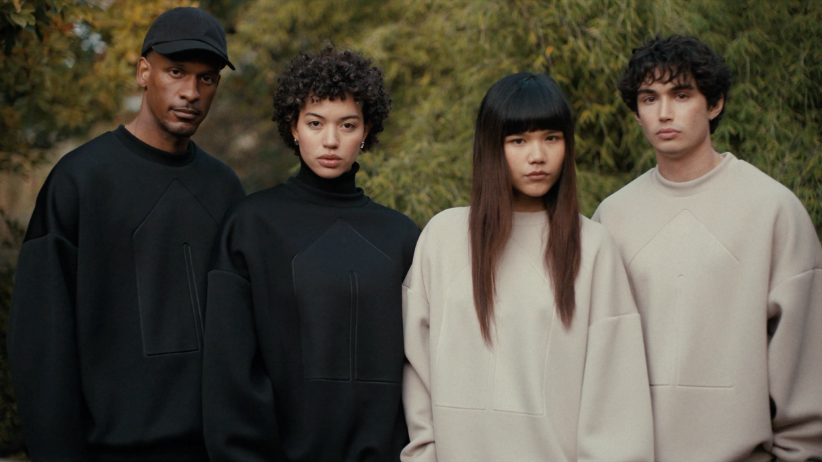 Home is a Foreign Place Trailer: Glenwood Signature Crewneck in Taupe and Black