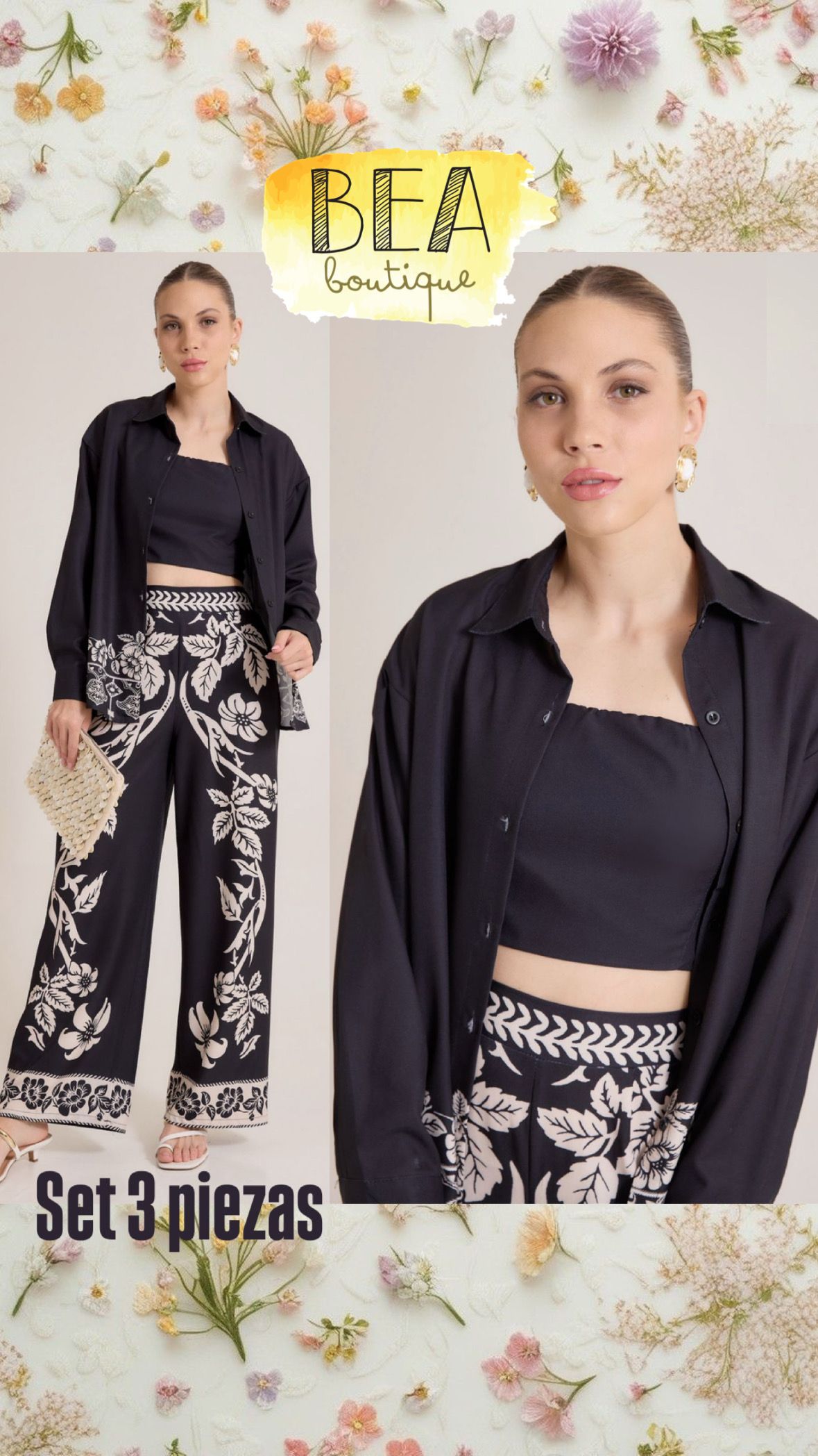 Set negro 3 piezas  - Image 1