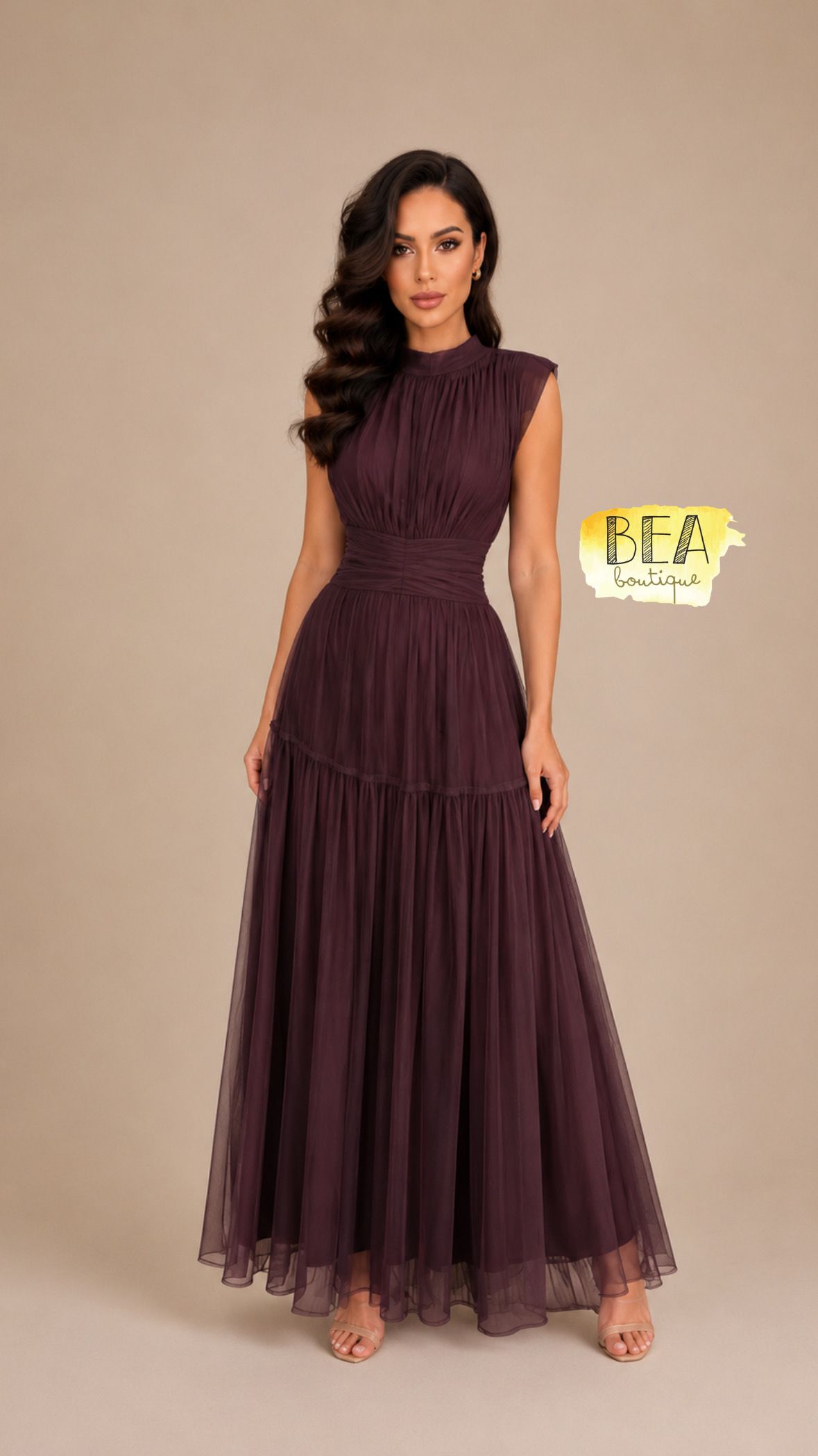 Vestido uva gasa - Image 1