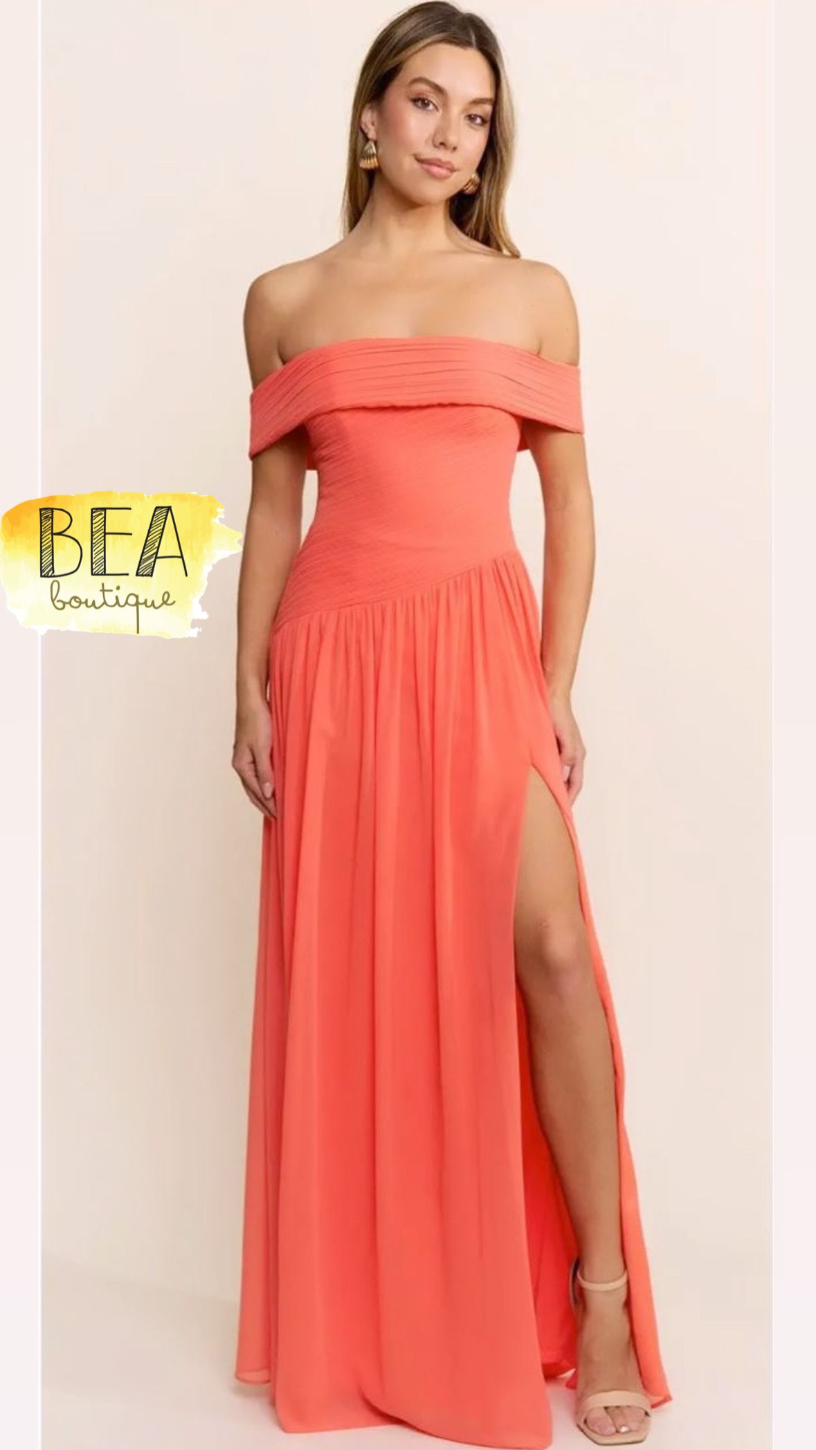 Vestido naranja  - Image 1