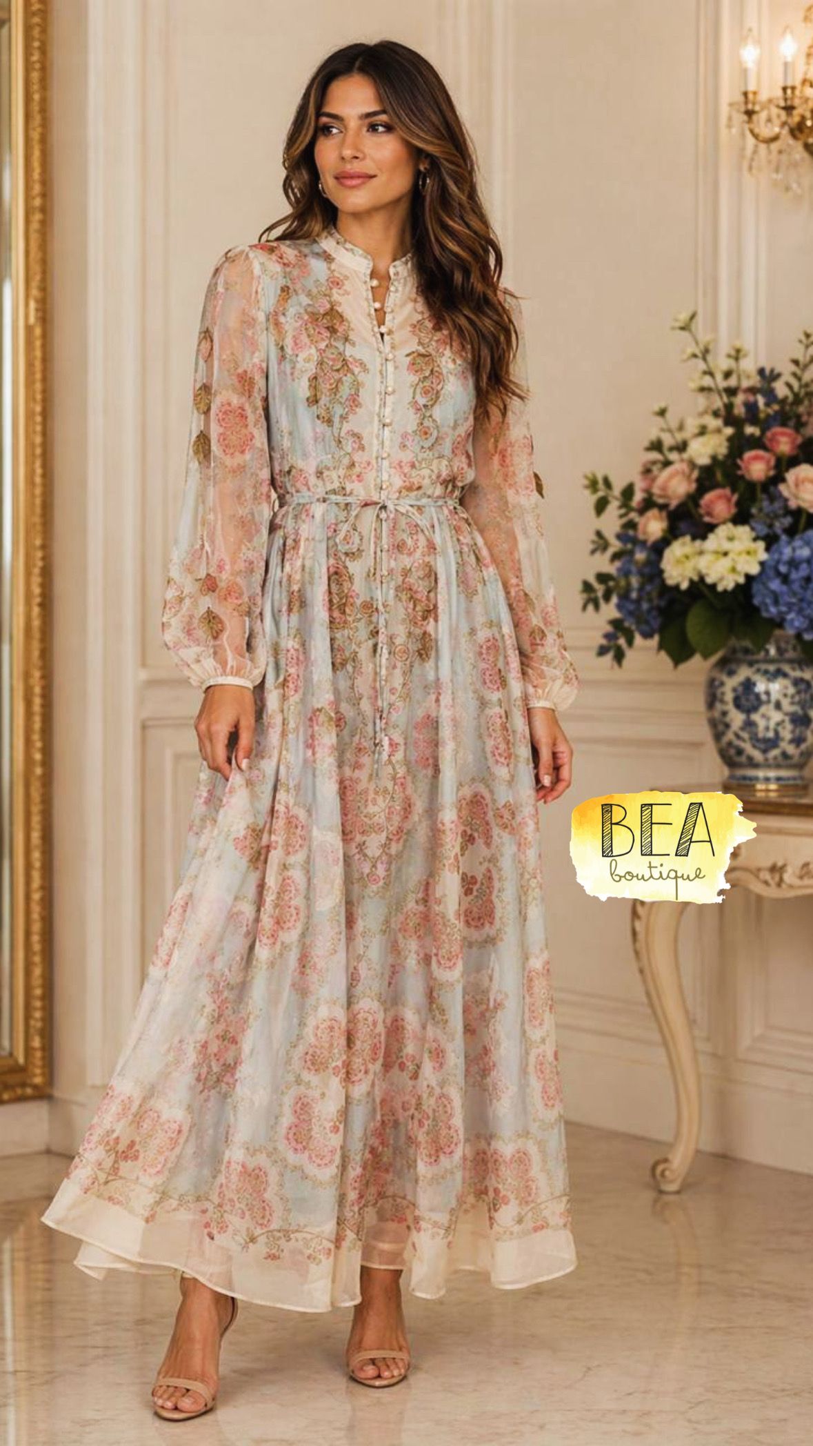 Vestido largo estampado  - Image 1