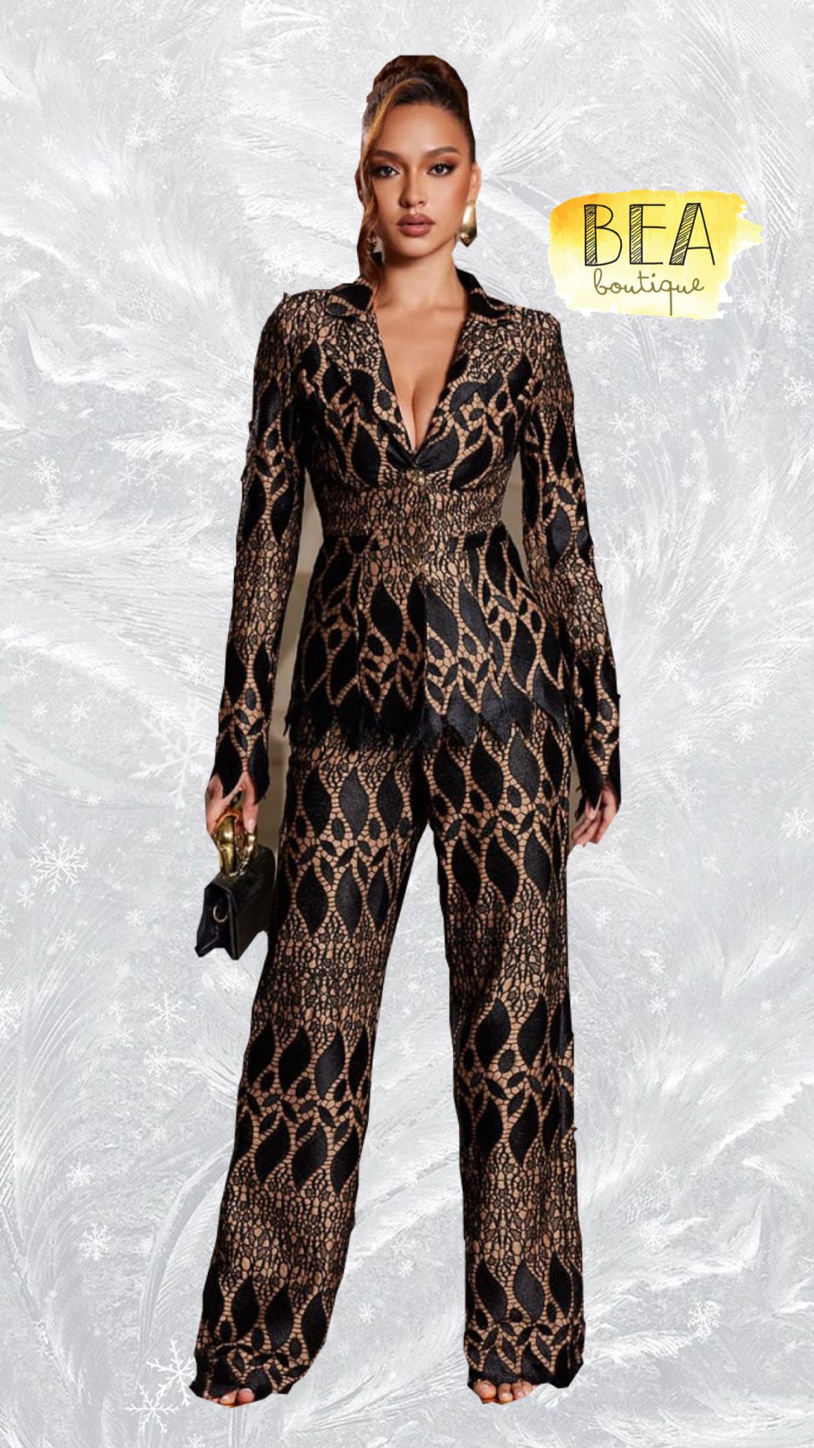 Set negro c/ nude - Image 1