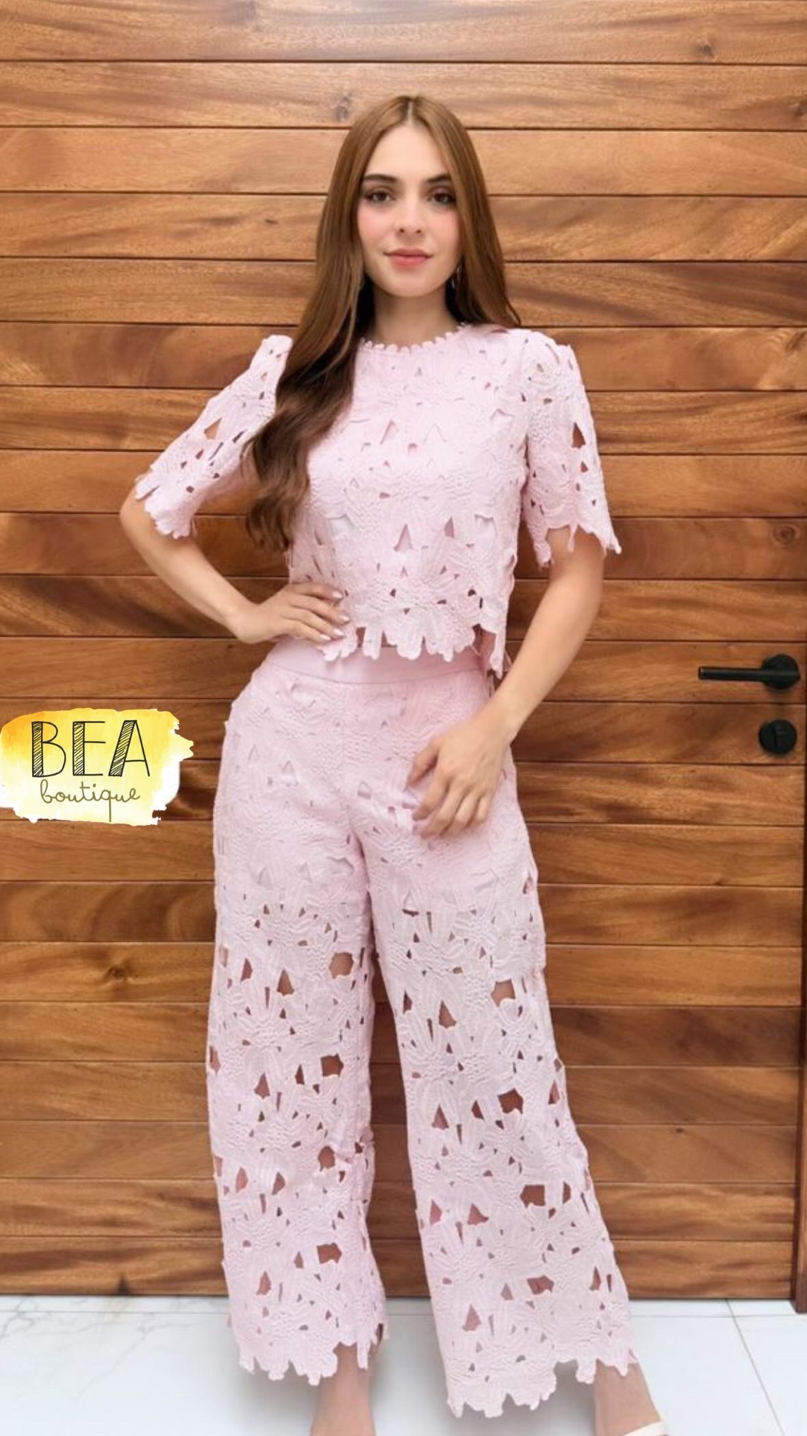 Set rosa encaje - Image 1