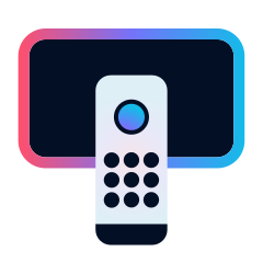 Linear and connected TV icon