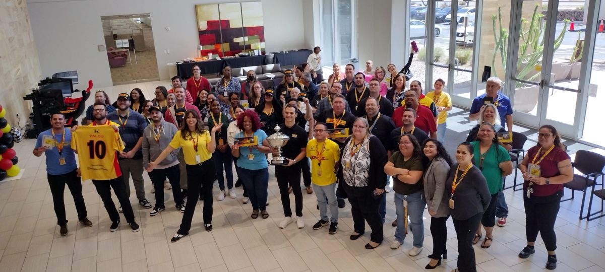 Alex Palou Celebrates IndyCar Triumph at DHL Express Tempe Office