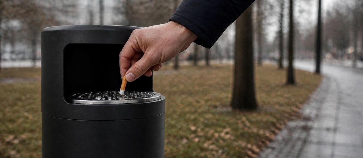 Cover Image for Lielākā daļa smēķētāju izsmēķus parasti izmet atkritumu tvertnēs, tomēr daļa piekopj arī neatbilstošus utilizācijas paradumus