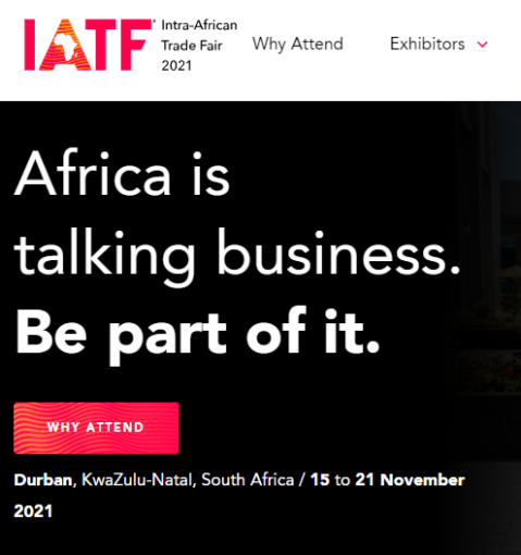 Africa is talking business. Be part of it at IATF 2021