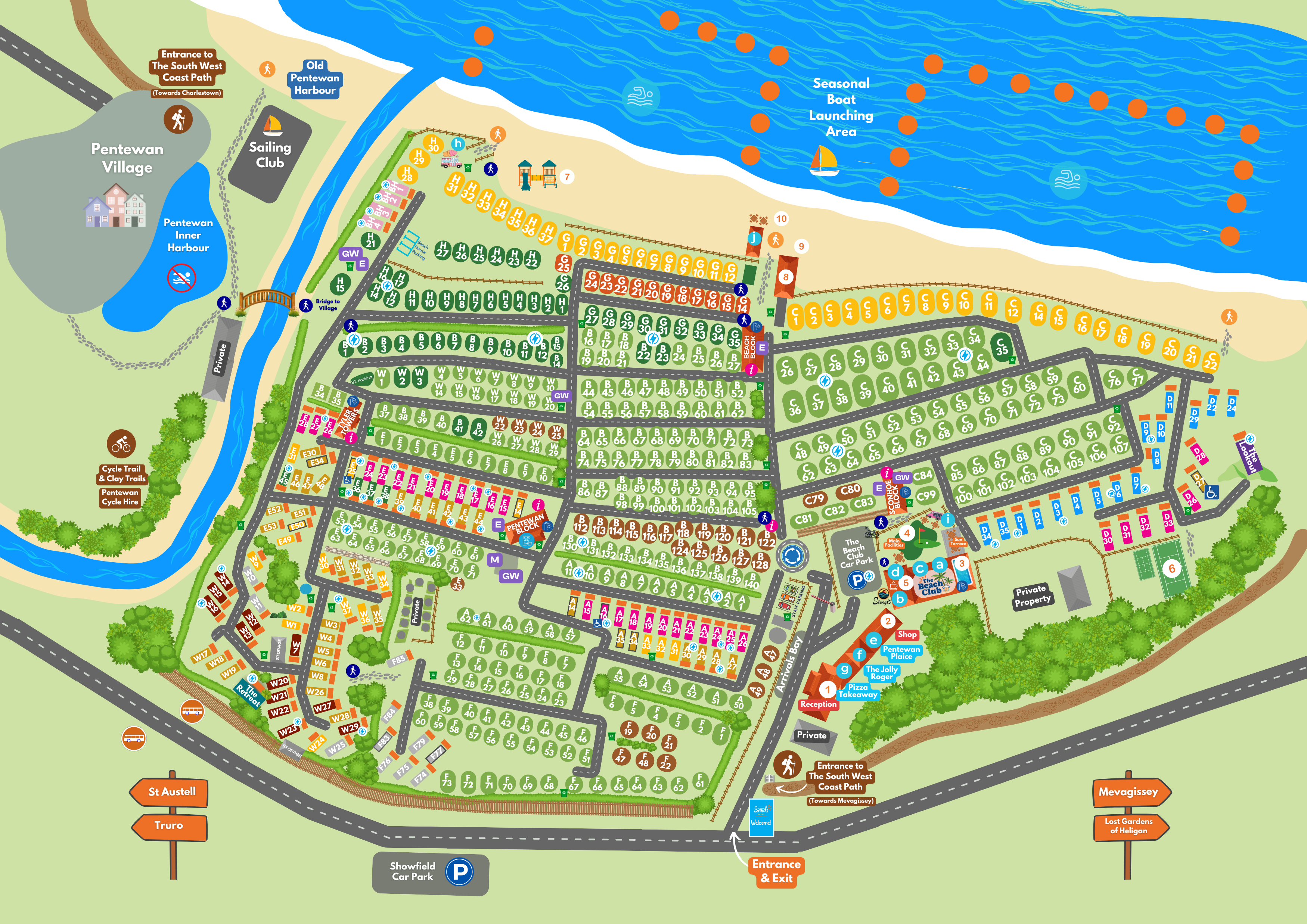 holiday-park-layout-and-map-pentewan-sands-holidays
