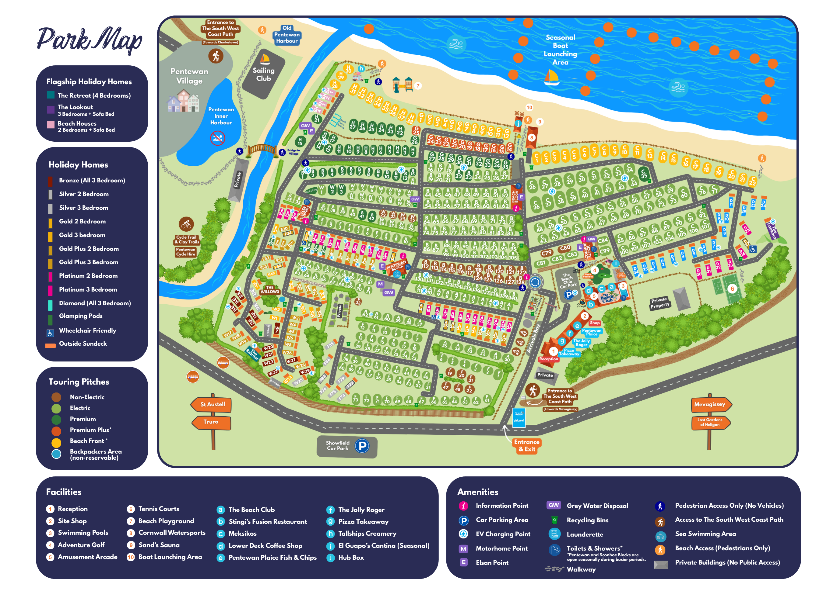 Holiday Park Layout And Map Pentewan Sands Holidays holiday-park-layout-and-map-pentewan-sands-holidays