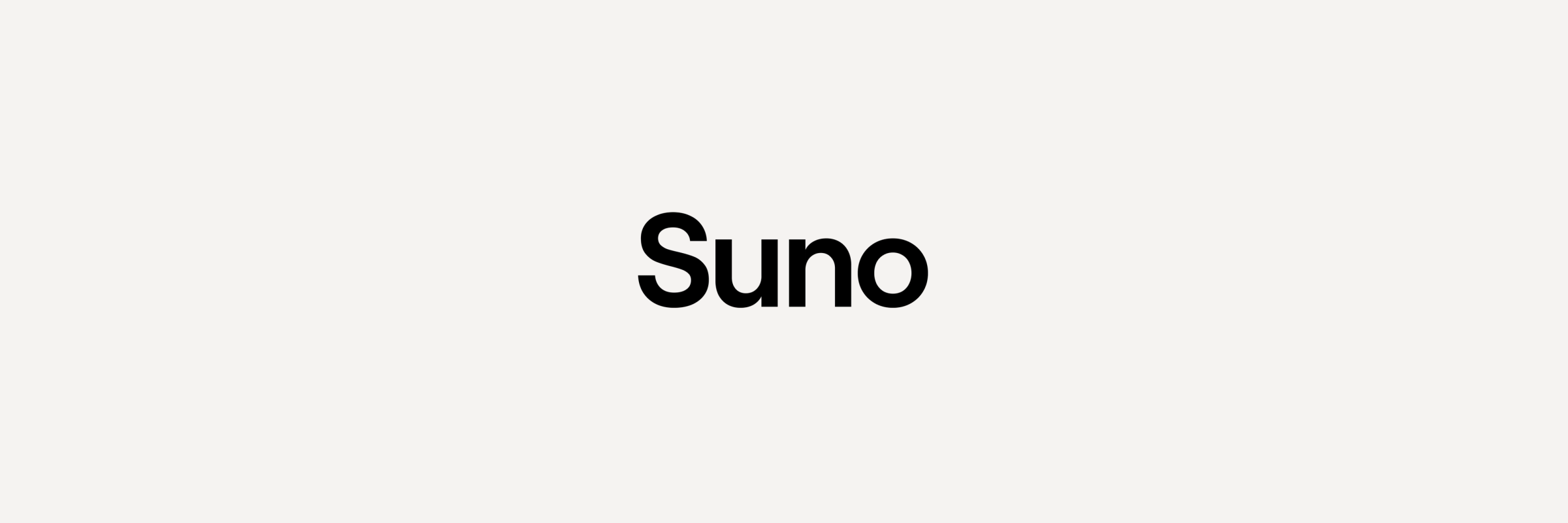 Suno logo banner