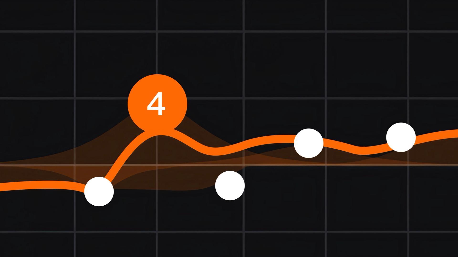 The filter curve in Suno Studio. 