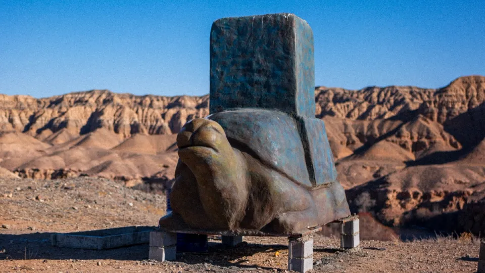 Deep in the Kazakh mountains of Sharyn national park