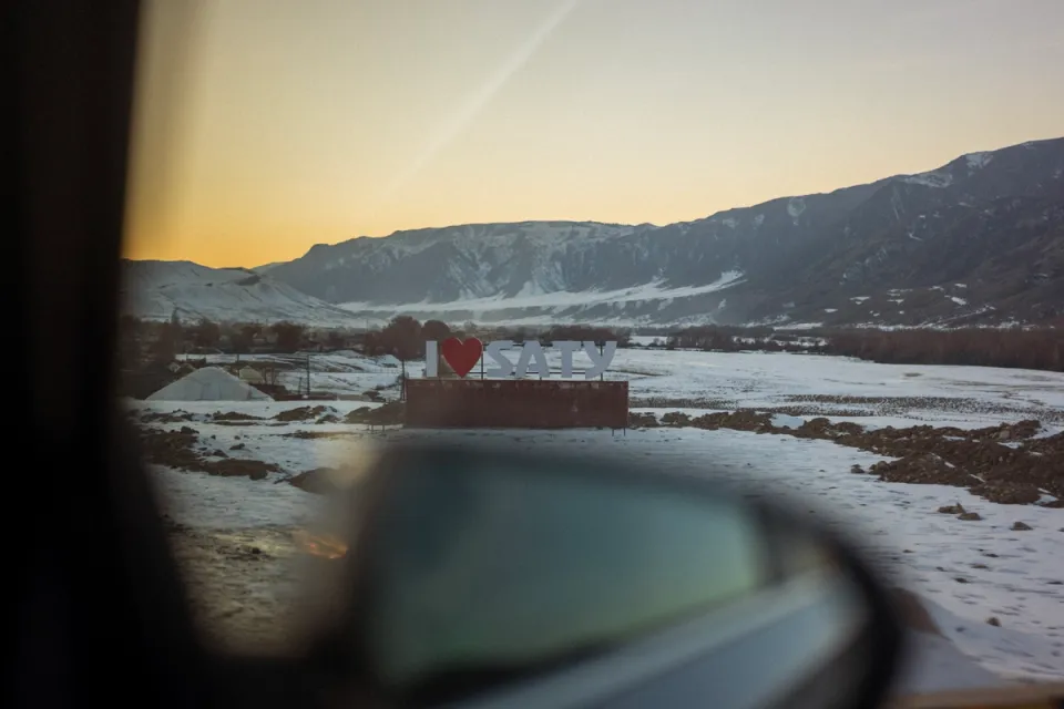 8 hours away from the next city