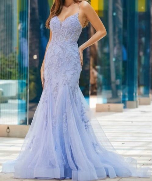 Periwinkle Blue Bedazzled Mermaid by Amarra