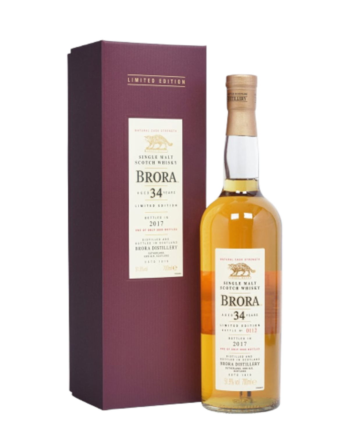 Brora 34 Year Old Limited Edition Natural Cask Strength (2017 Release), view 1