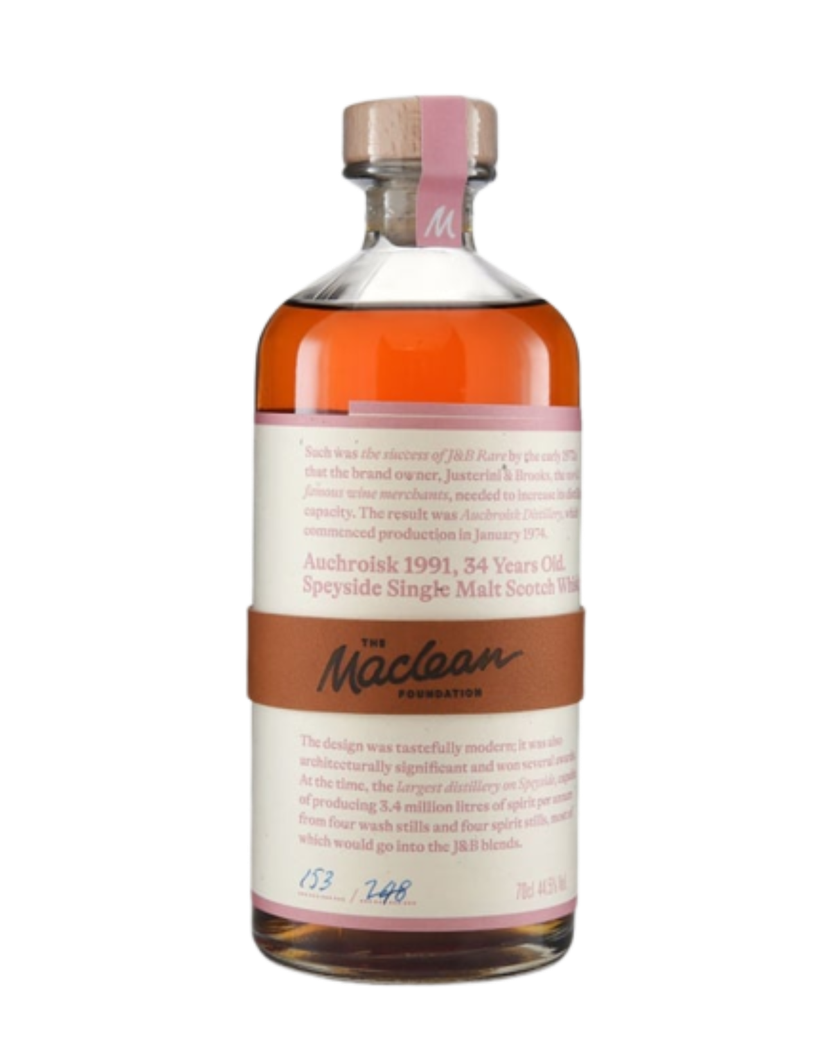 Auchroisk 34 Year Old The Maclean Foundation, view 1