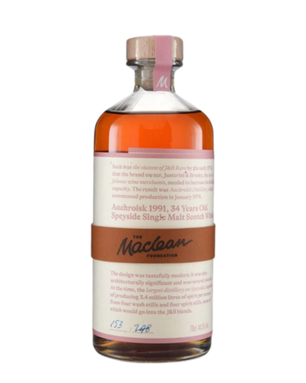 Auchroisk 34 Year Old The Maclean Foundation