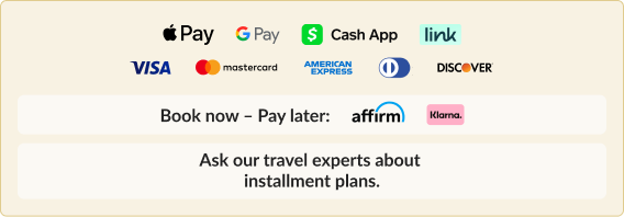 You have different ways to pay or finance your trip!