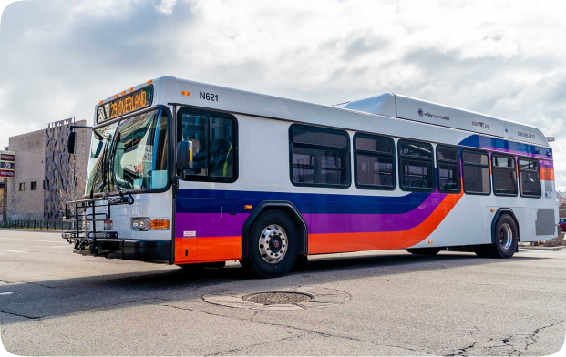 Butler public transit bus