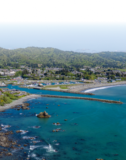 Curry coast landscape with mountains and river