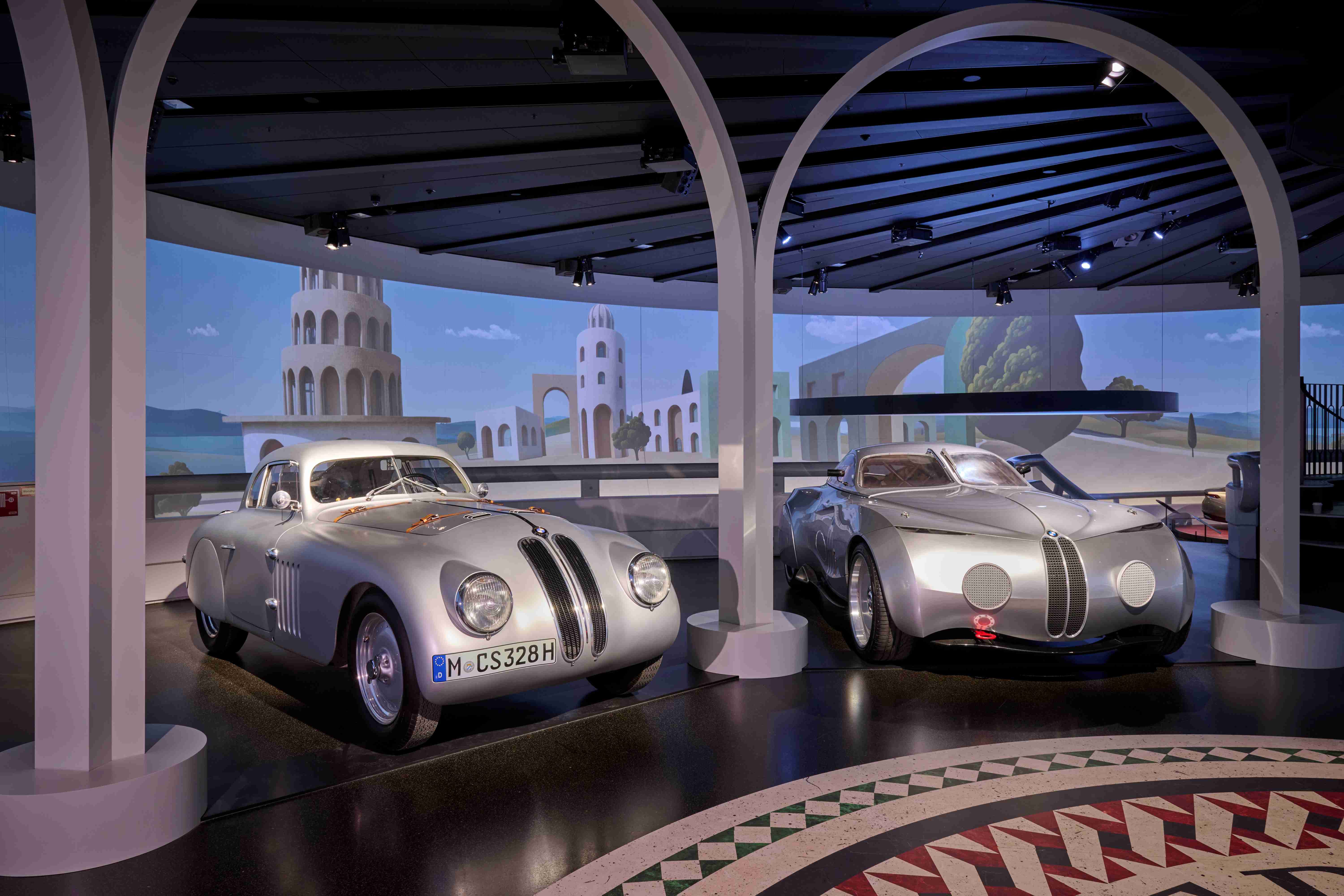 1939 Touring Coupe and 2006 Mille Miglia Hommage
