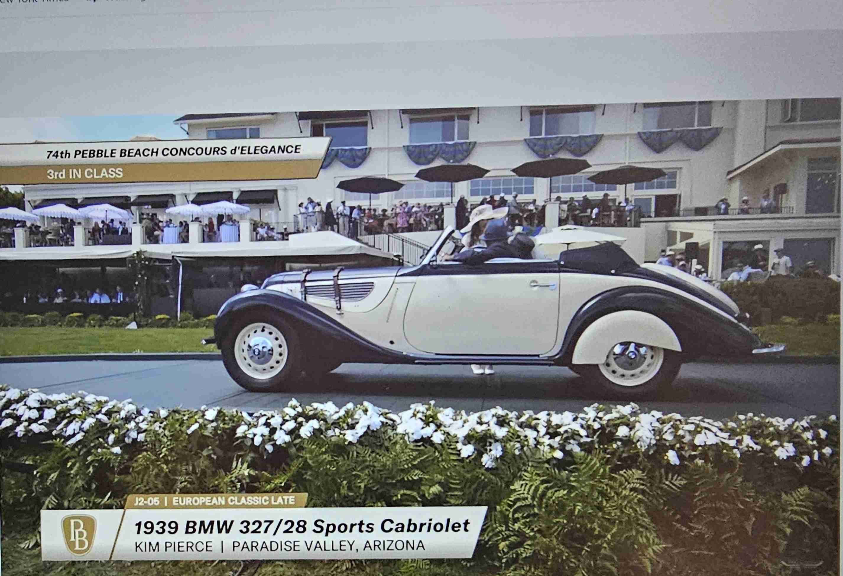 A 327 at Pebble Beach 2025.