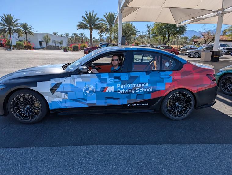 The Author at BMW Performance Center.