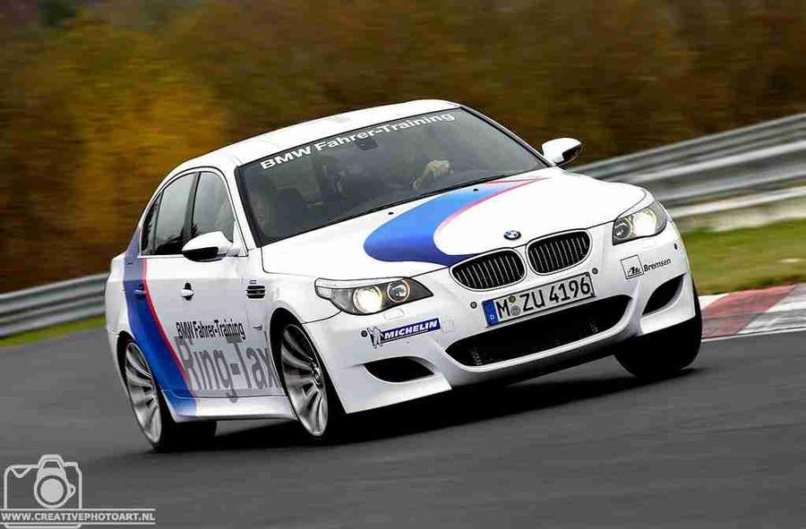 When the E60 M5 was new, BMW used them for Ring Taxi duty.