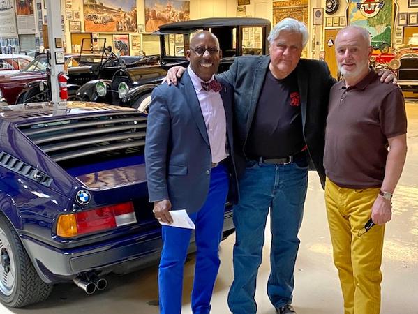 Peter Gleeson on Jay Leno's Garage with his Blue M1