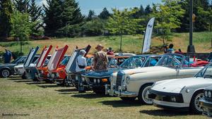 Mix of marques and ages of cars.