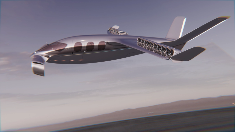 Hydrogen-powered VTOL Jet