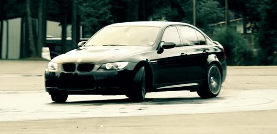 BMW sliding in wet conditions. Photo by Christian Bouchez.