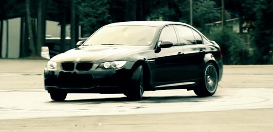 BMW sliding in wet conditions. Photo by Christian Bouchez.