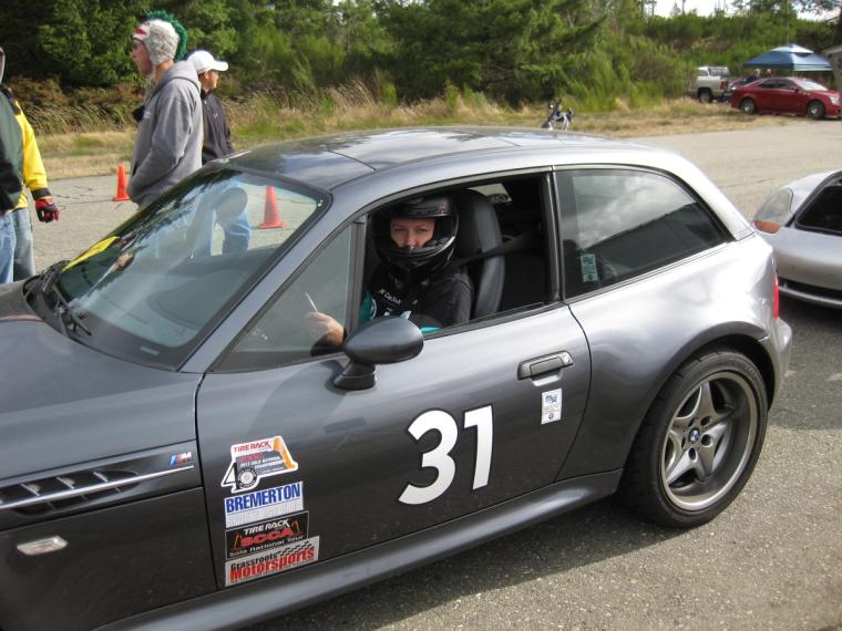 M Coupe autocrossing.