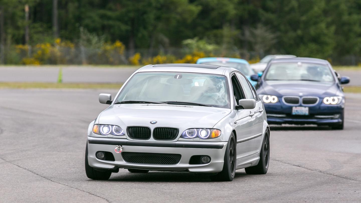 BMWs Driving On Track