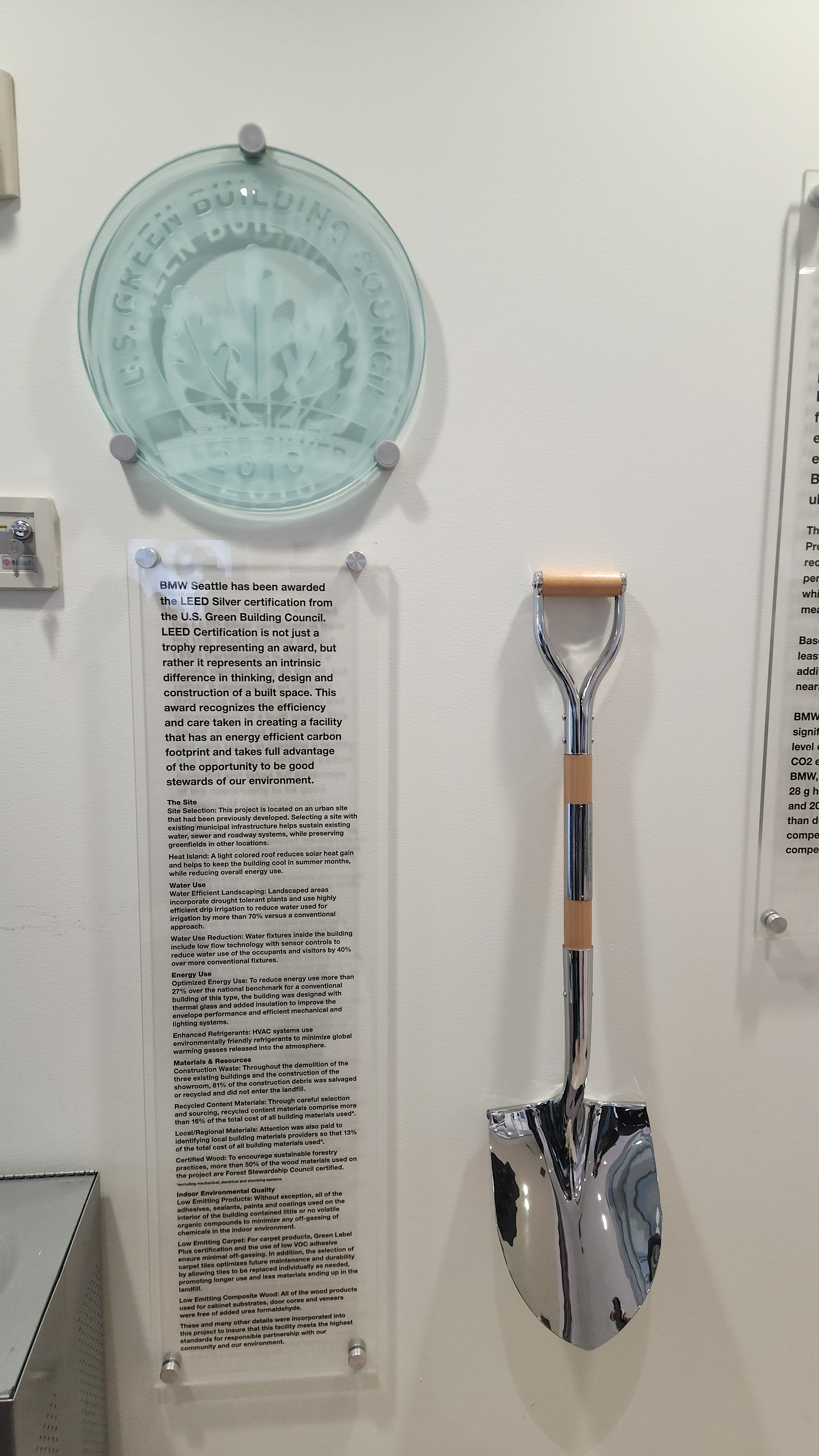 BMW Seattle LEED efforts.