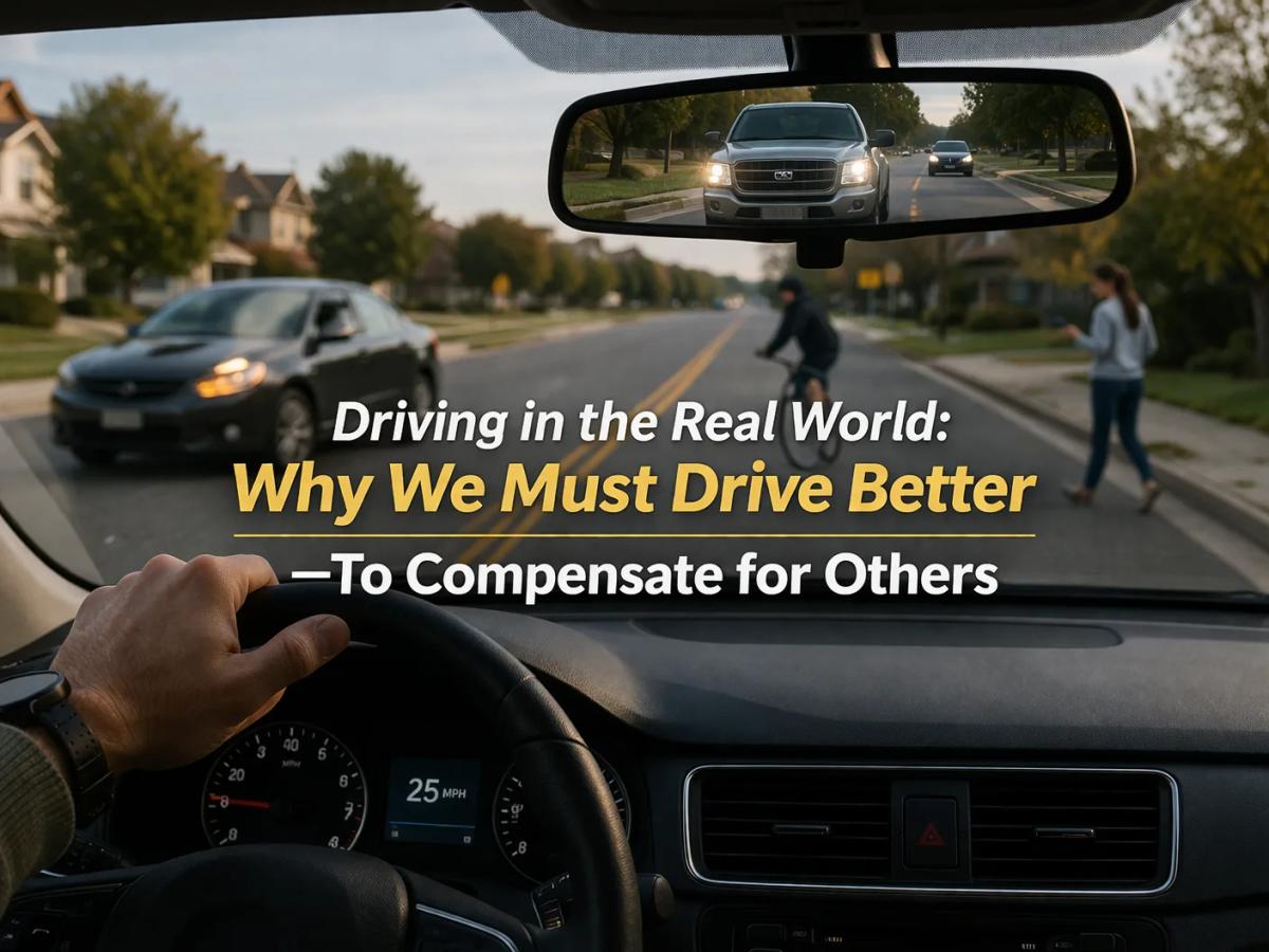 Driving in the Real World: Why We Must Drive Better—To Compensate for Others