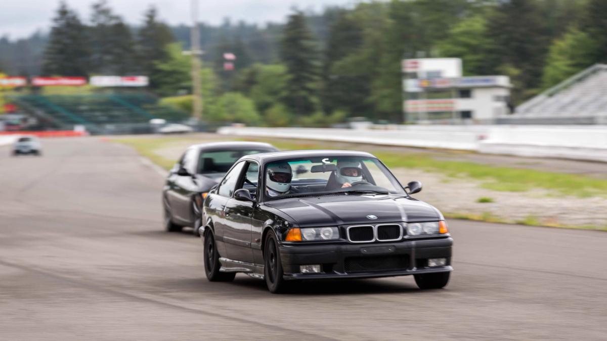 HPDE drivers at Pacific Raceways. Photo: Christian Bouchez