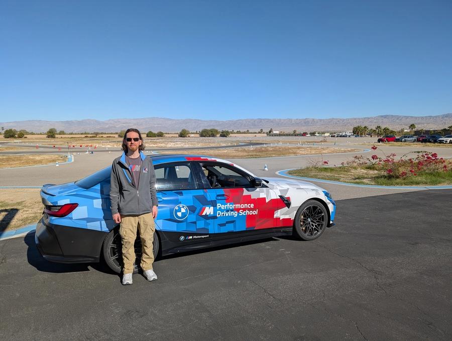 The Author at BMW Performance Center.