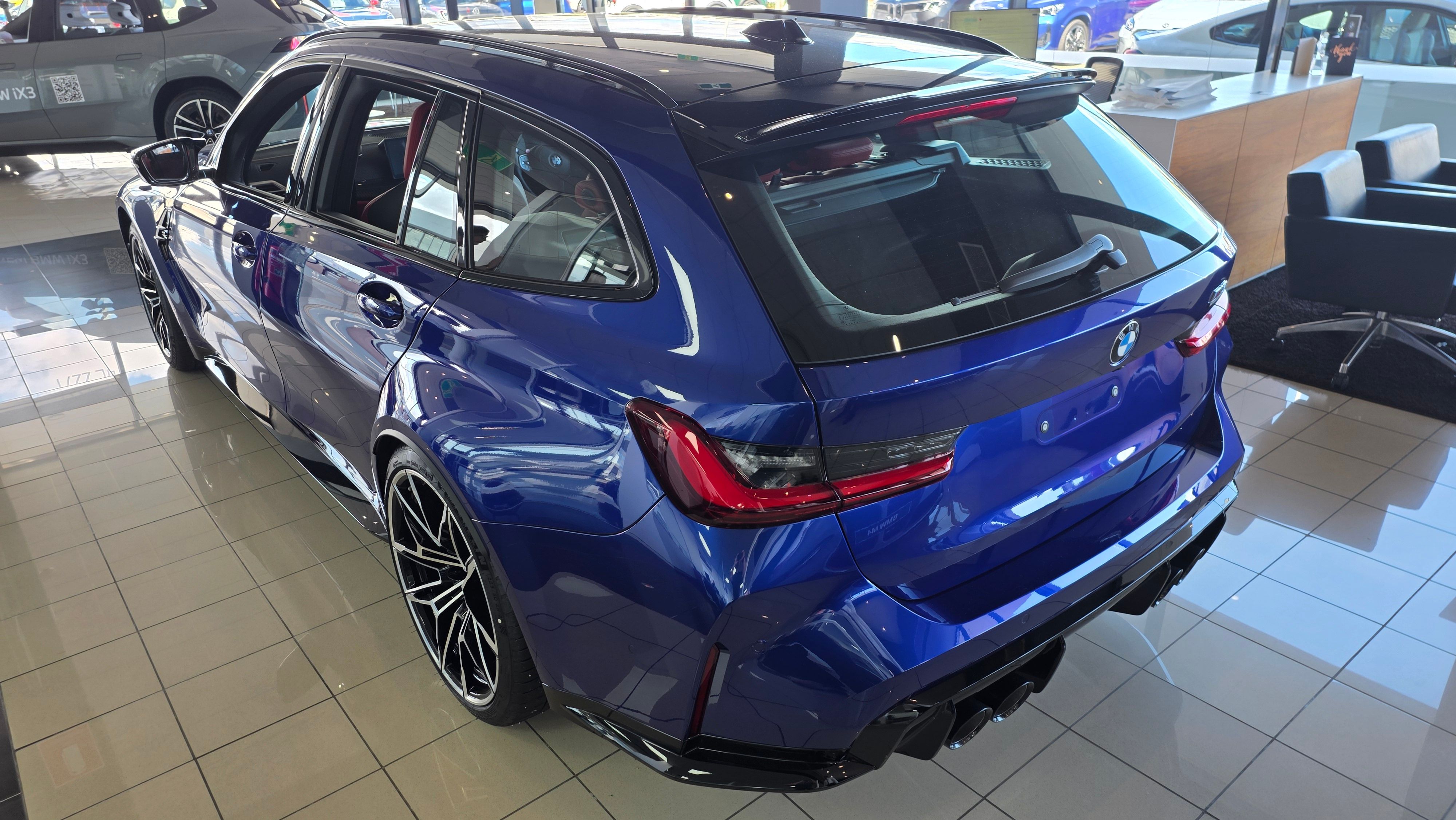 BMW M3 Touring rear. Photo: Author.