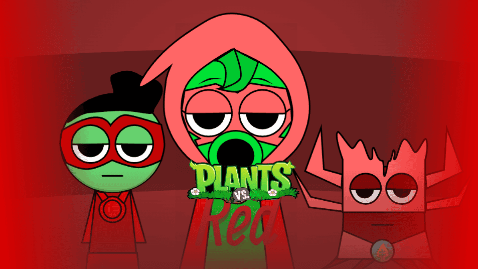 image of Sprunki Red vs Plants