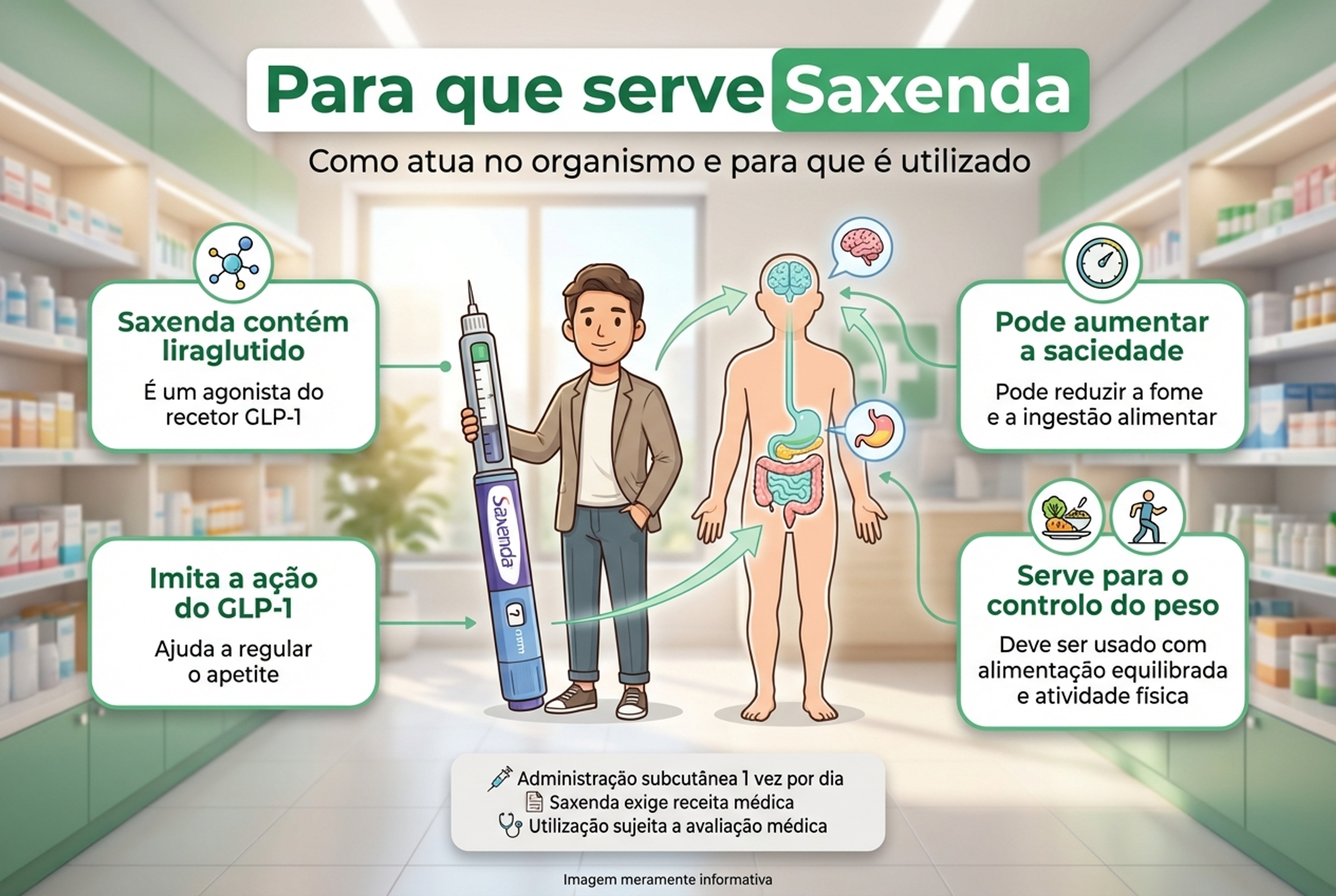 saxenda para que serve