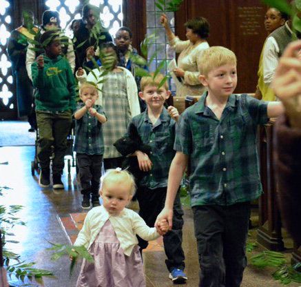 Children at the Church Children at the Church