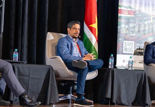 Dr Damie Sinanan during panel discussion