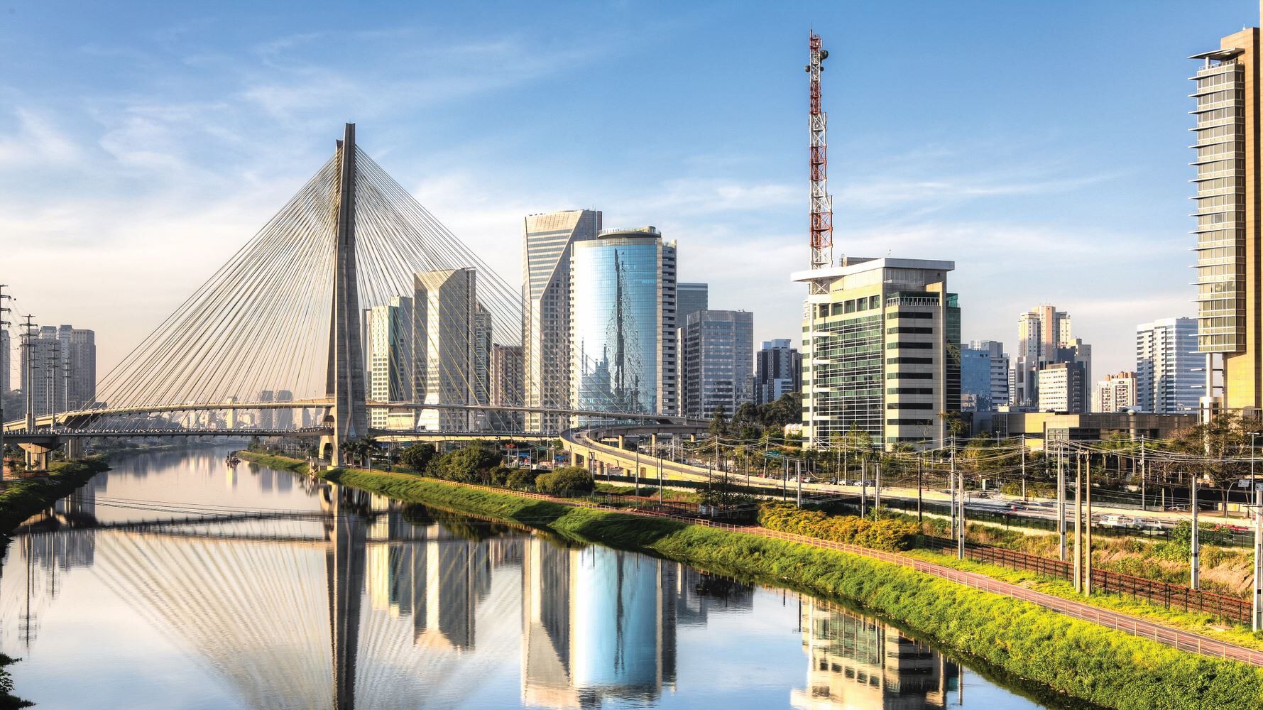 Partnerships hero — city skyline