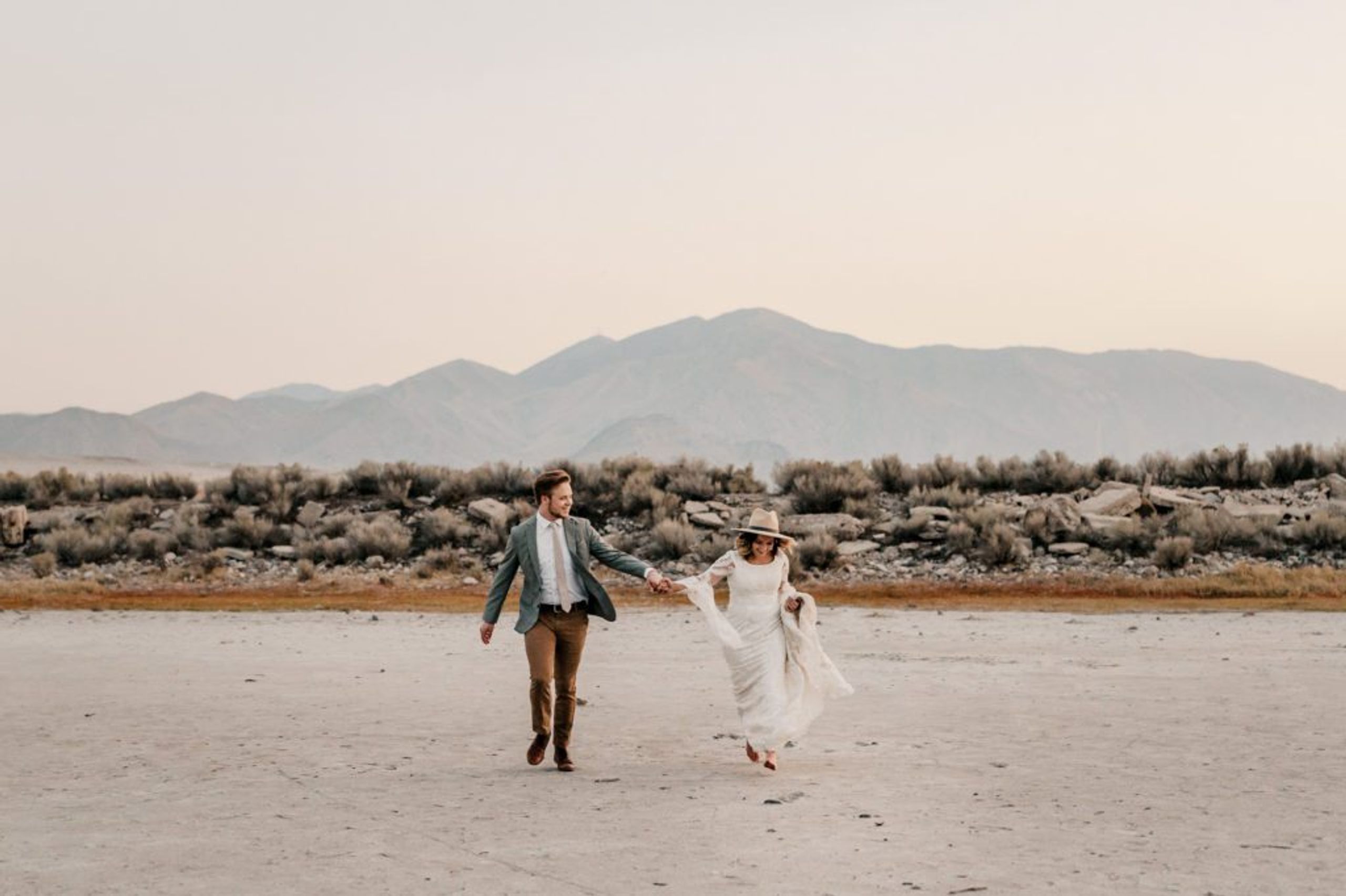 great saltair salt flats utah elopement photography
