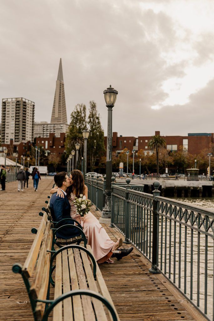 san francisco elopement photography at Sens