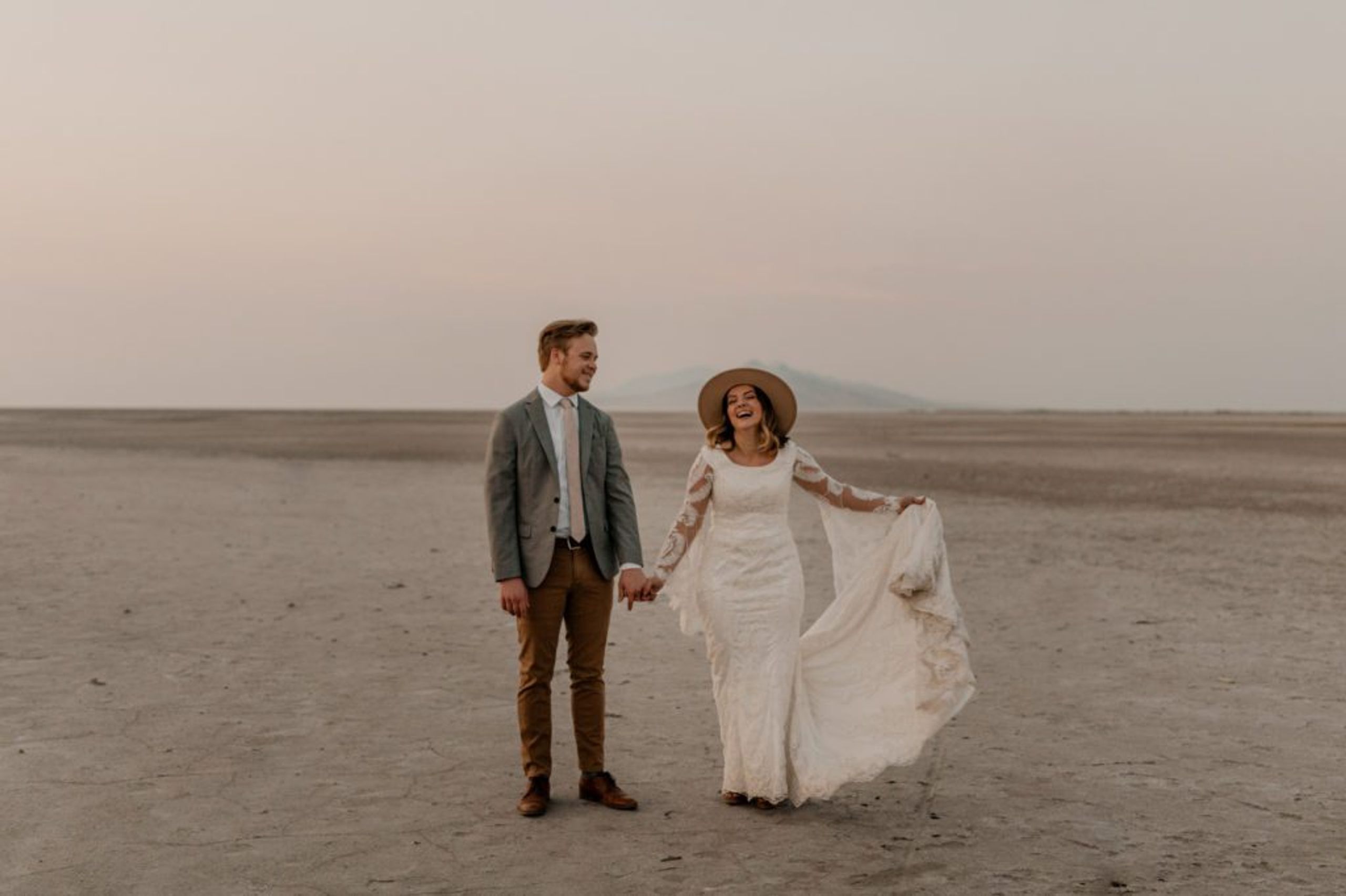 great saltair salt flats utah elopement photography